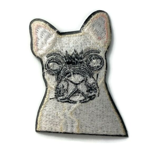 French Bulldog Embroidered Patch - Picture 5 of 5